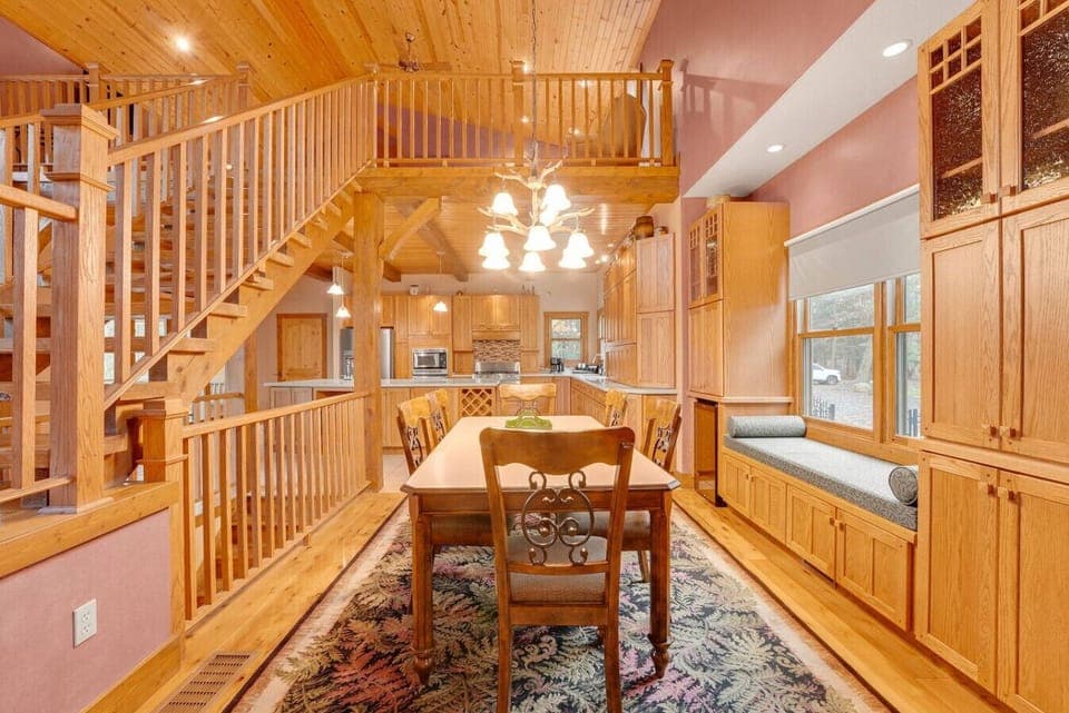 Large kitchen + family dining area — perfect for group meals after exploring Wine Country