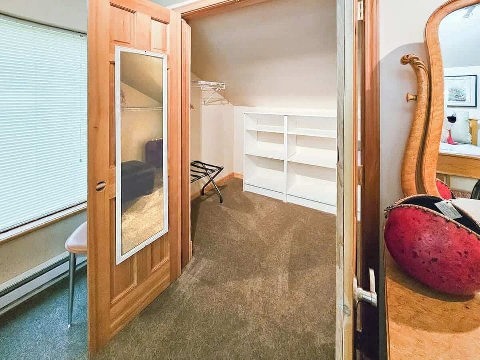 Master walk in closet.