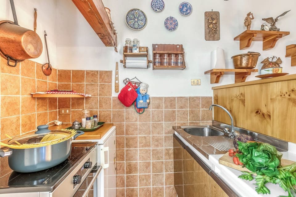 Standard Apartment, Multiple Bedrooms (Appartamento Big Lem) | Private kitchen | Fridge, stovetop, cookware/dishes/utensils