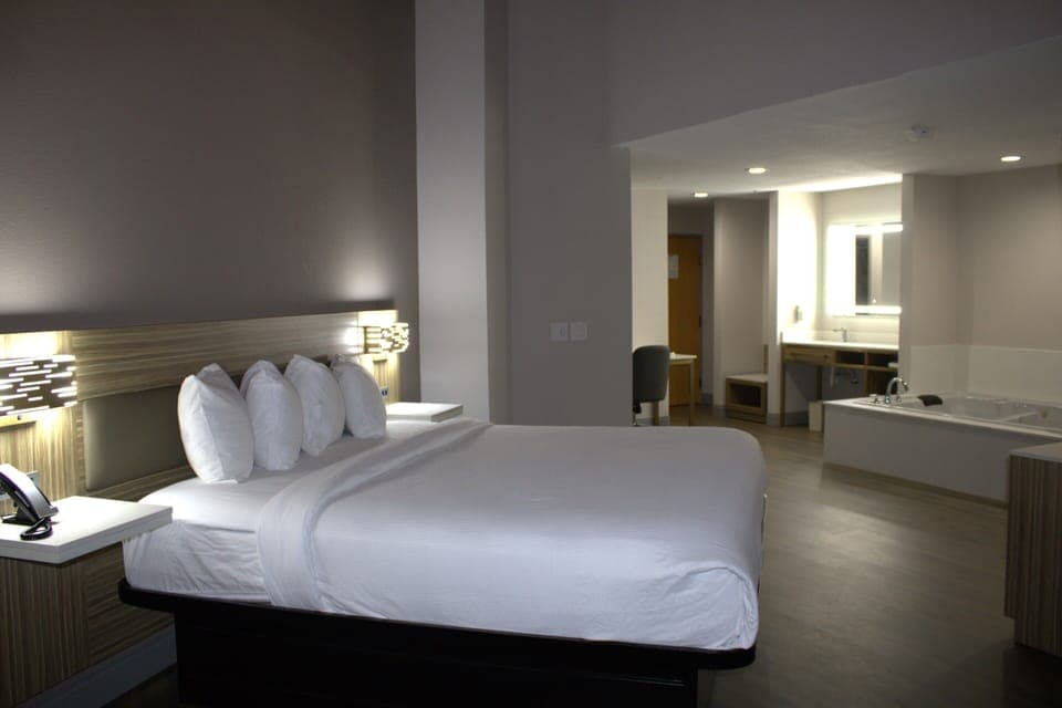 In-room safe, desk, iron/ironing board, free cribs/infant beds