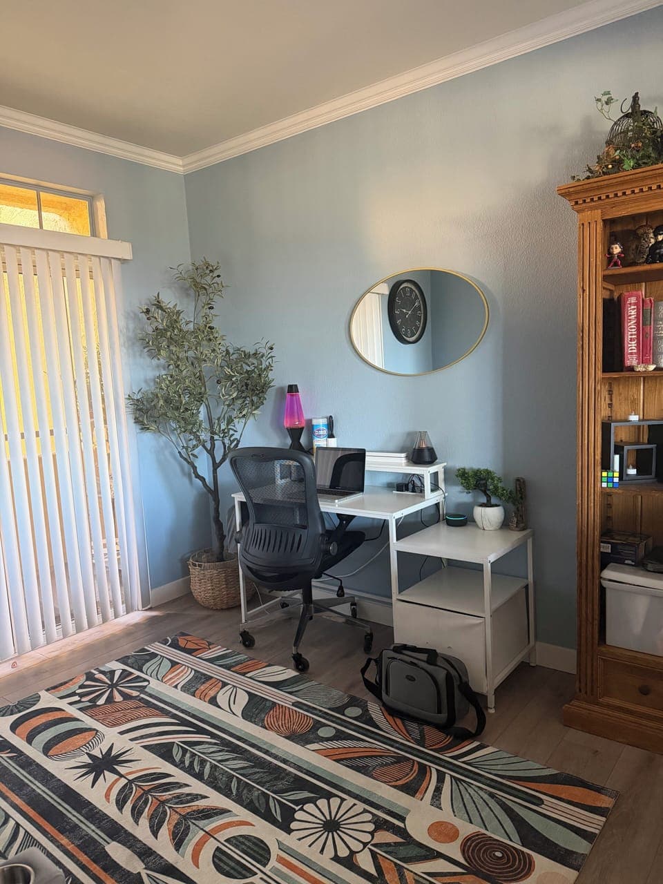 Office space located in Den room