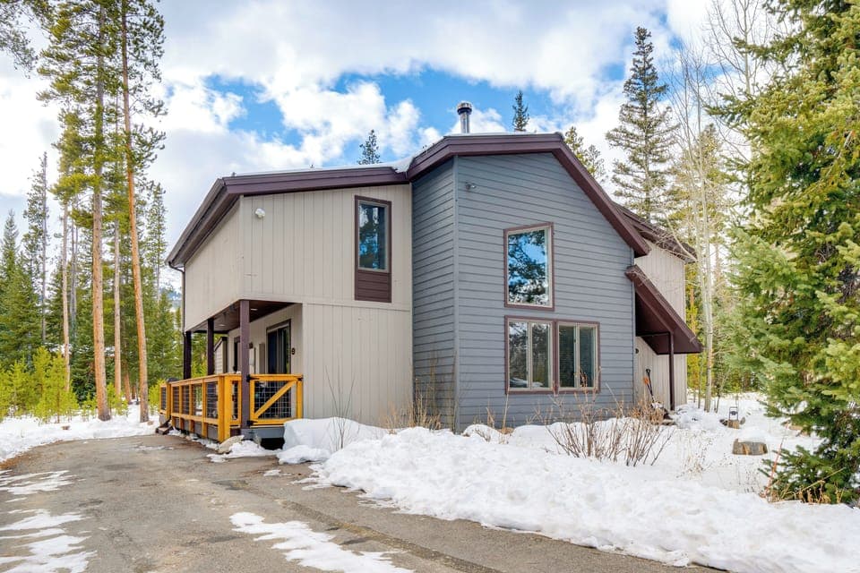 Breckenridge Vacation Rental | 2BR | 2BA | 1,300 Sq Ft | 4 Steps to Enter