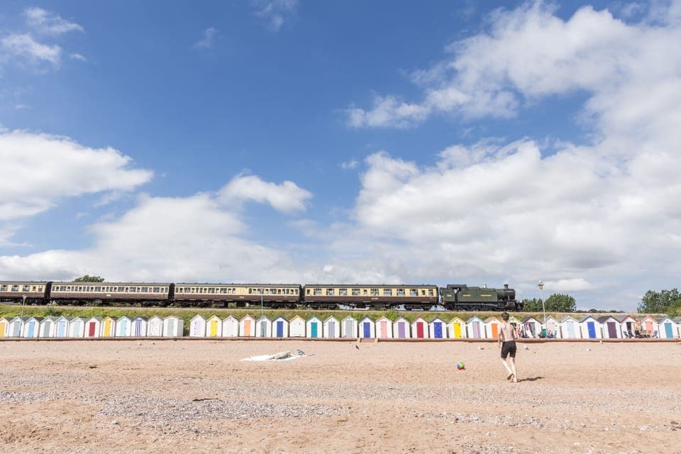 Hop aboard a steam train for a scenic journey along the coast and through the idyllic Devonshire countryside