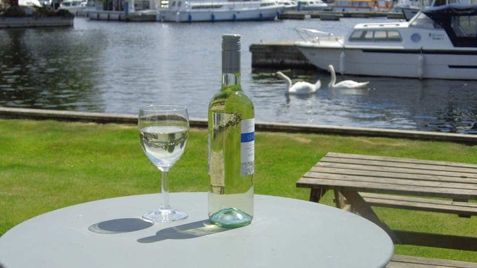 Relax on your private South-East facing sunny raised terrace