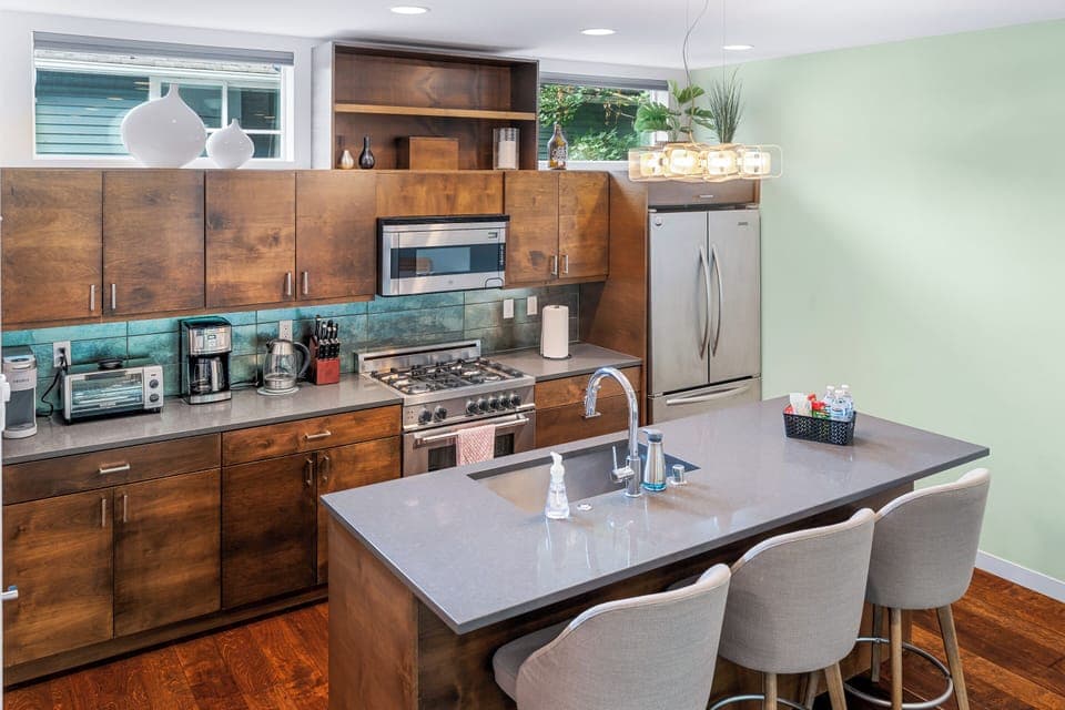 Whip up delicious meals in our fully equipped kitchen.