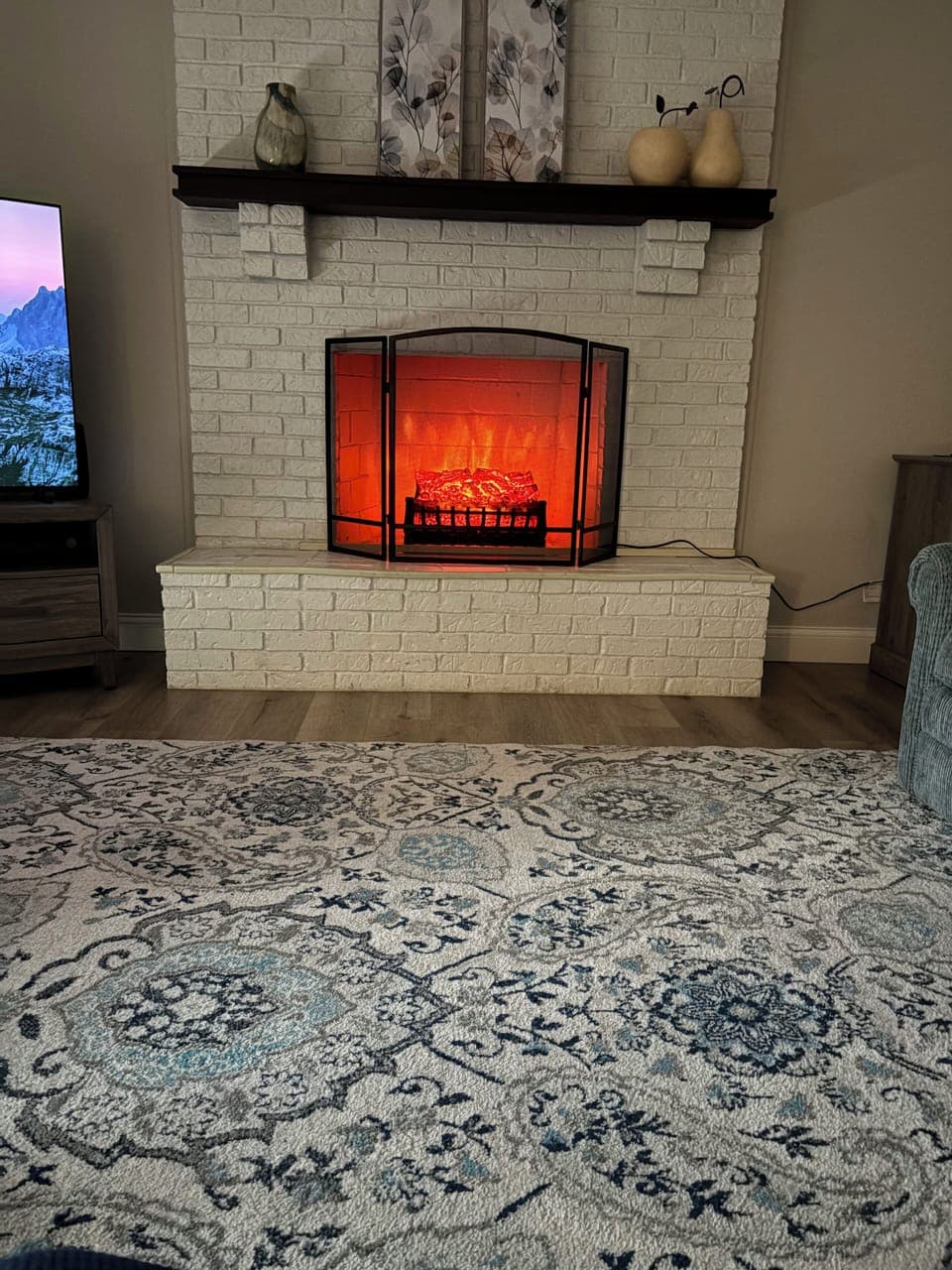 Electric Fireplace Log Set