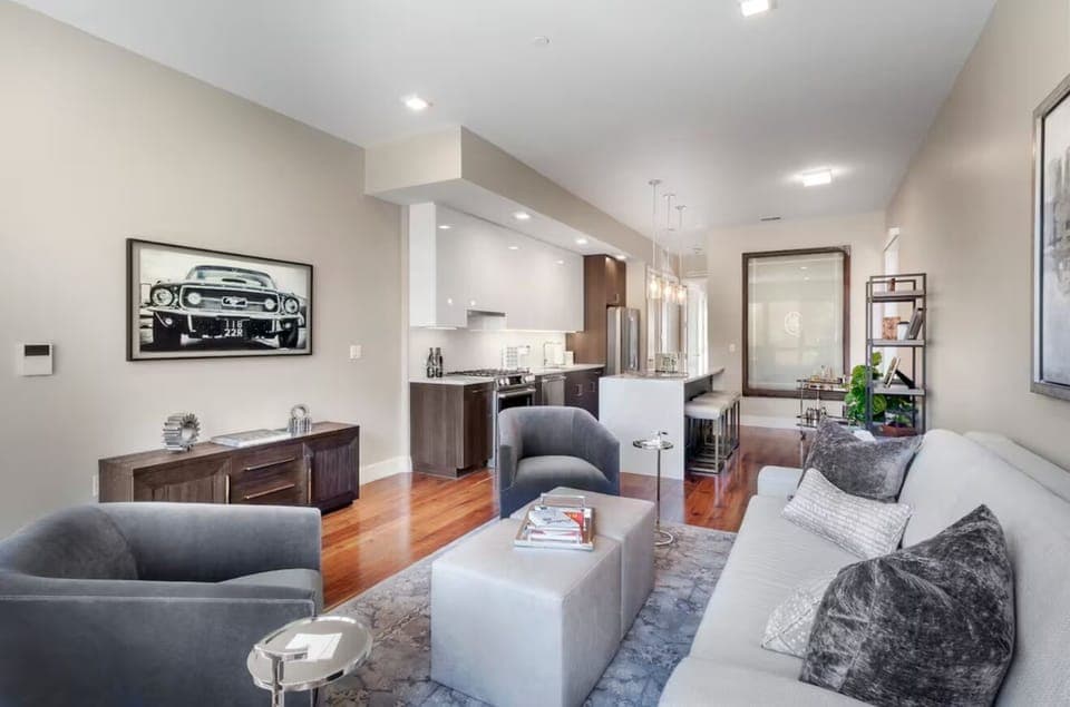 Featuring an open floor concept with 10' ceilings and large picture windows