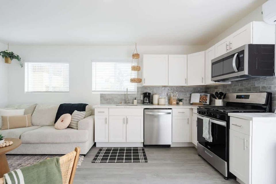 You’ll have everything you need at this stylish, sun-filled retreat