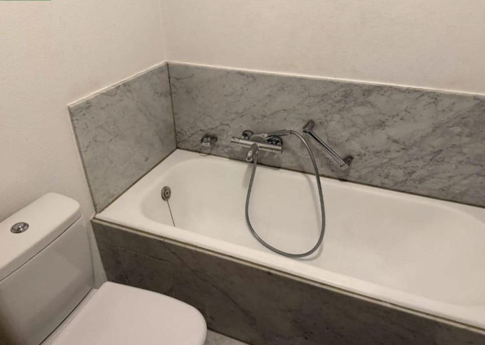 Deluxe Studio Suite | Bathroom | Combined shower/tub, free toiletries, soap, toilet paper