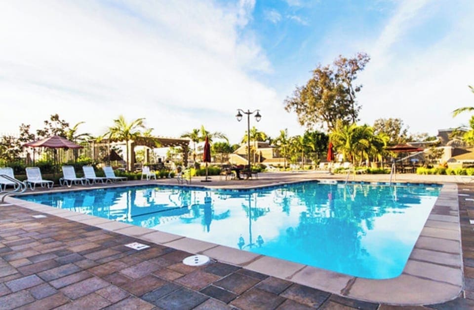 Heated pool all year round