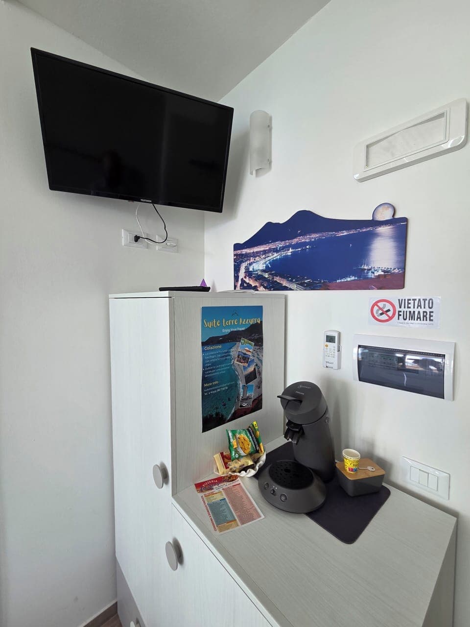 Panoramic Room, Terrace, Sea View | Minibar, in-room safe, individually decorated, individually furnished