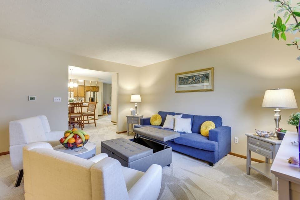 Troy Vacation Rental | 3BR | 1.5BA | 1,360 Sq Ft | 1 Step to Enter