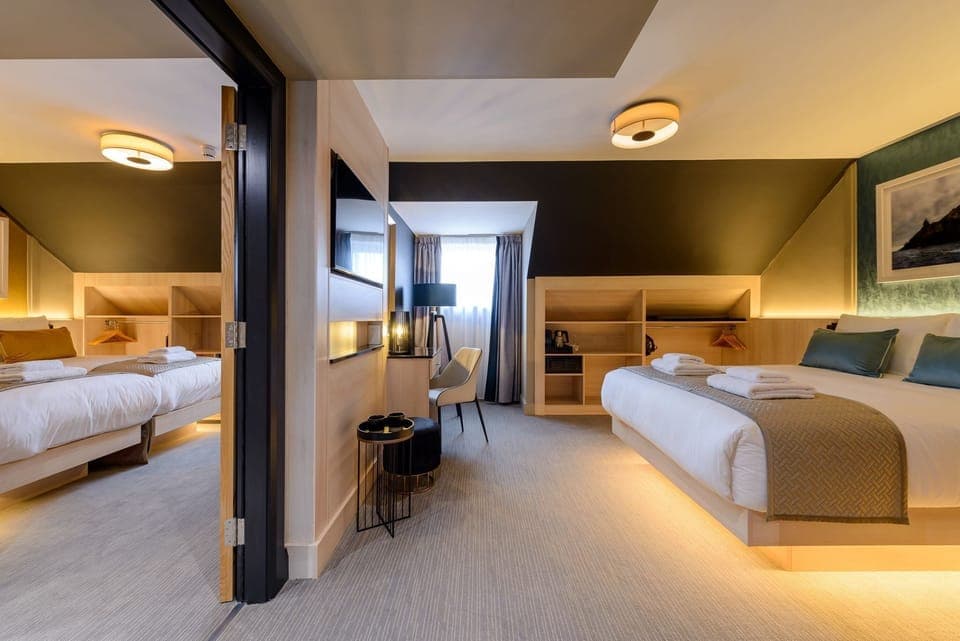 Family Quadruple Room | In-room safe, blackout drapes, iron/ironing board, free WiFi