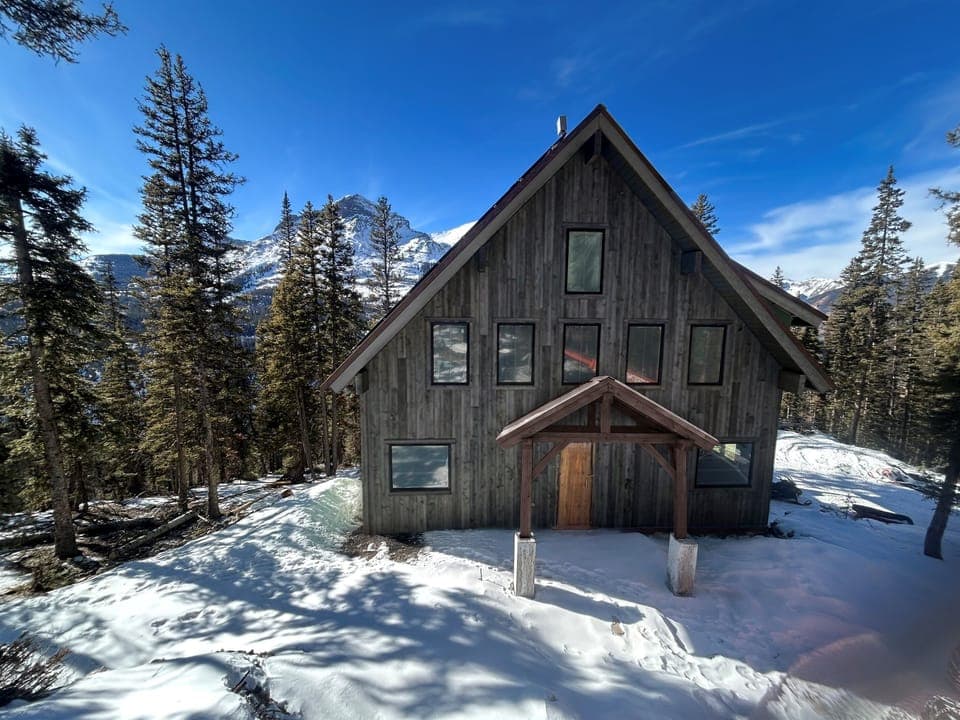 Front of lodge