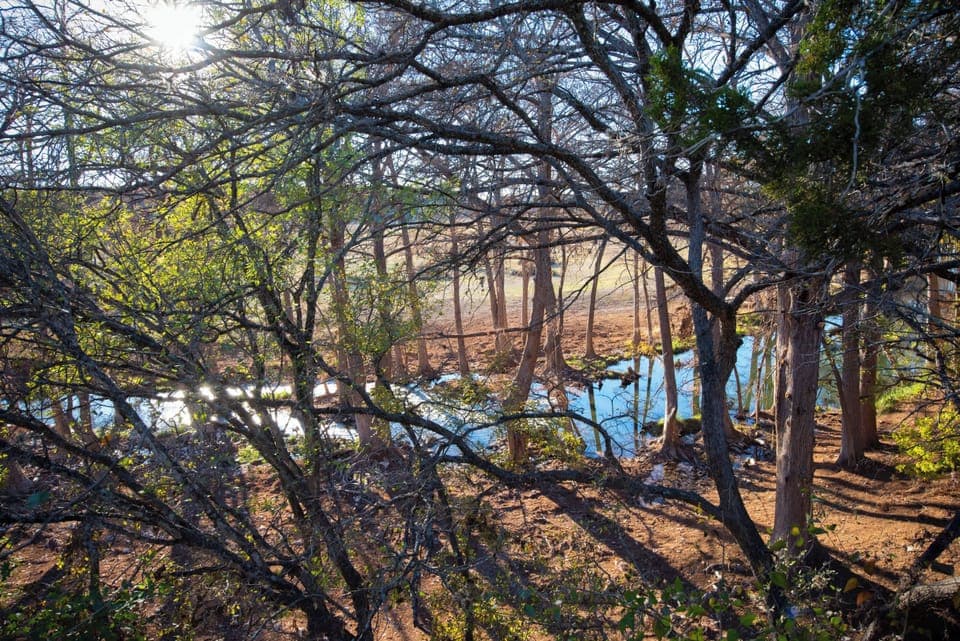 River below Sacred River Retreat