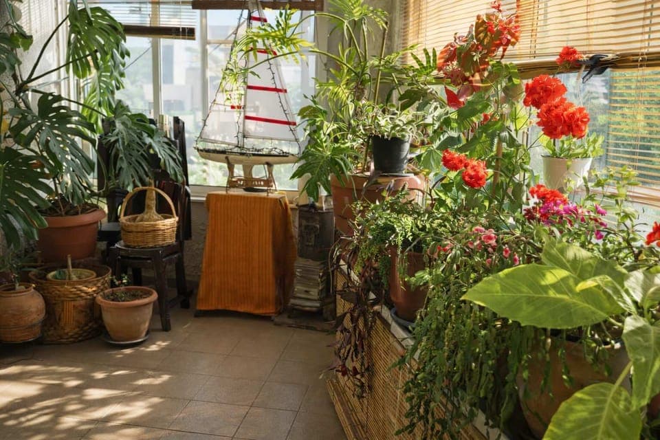 Lush balcony greenery offering a quiet retreat within the property, perfect for relaxing outdoors in a serene environment