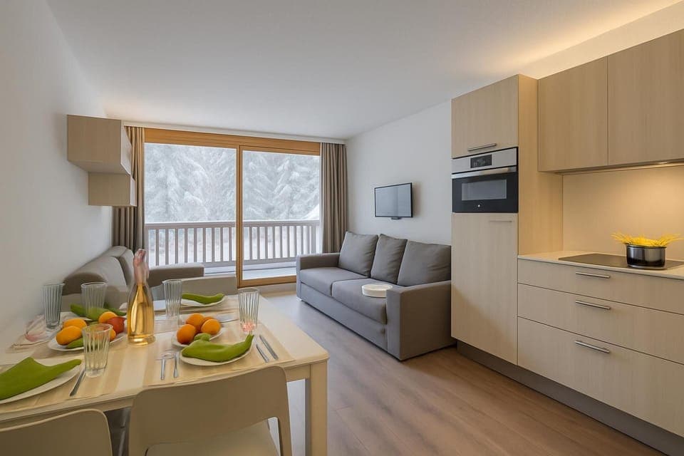 Living and dining room