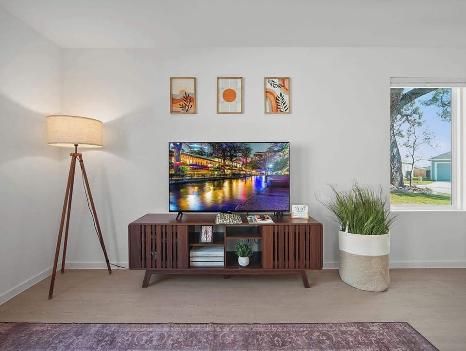 Enjoy your favorites on the smart tv in the living room