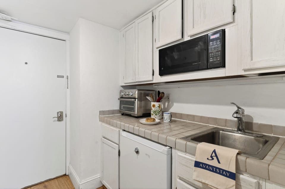 Kitchen space.