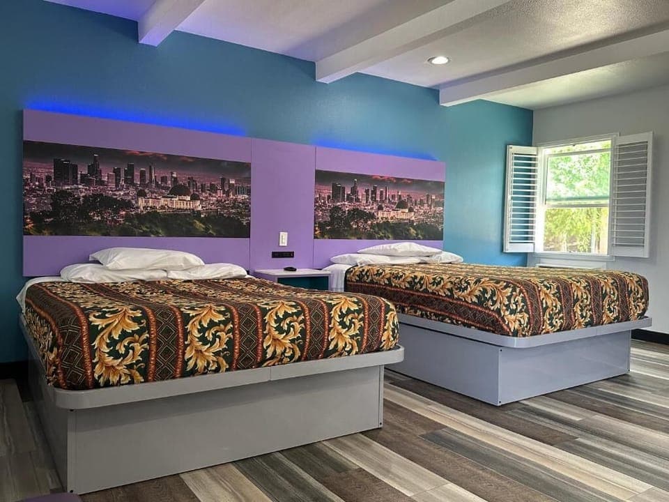 Room, 2 Queen Beds | Desk, free WiFi