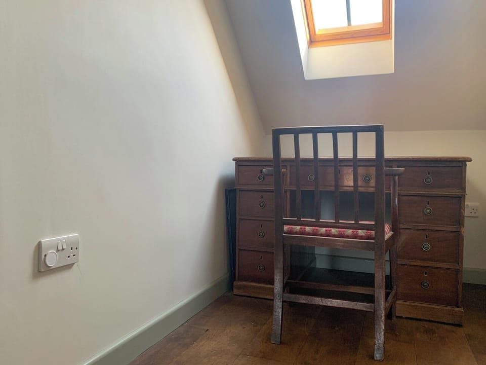 Study area on landing | Coastguard&rsquo;s Cottage, Burnham Overy Staithe, near Burnham Market