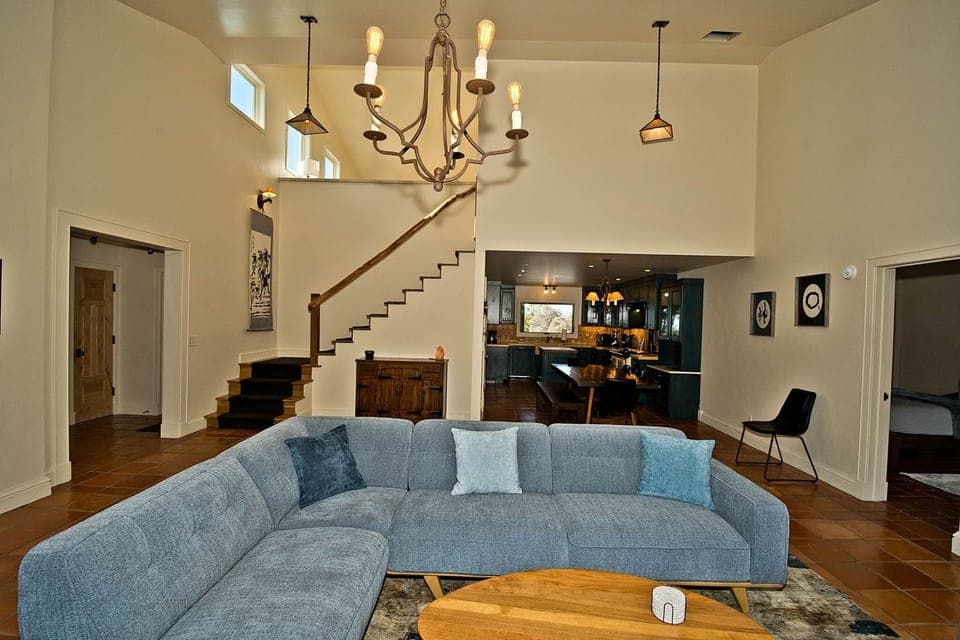 Open Living Area with Kitchen