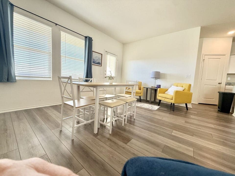 Create unforgettable meals in this beautifully designed, fully equipped kitchen. Gather your group to savor delightful dining experiences in the elegant dining area.