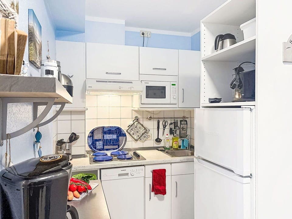 Kitchen Appliance, Major Appliance, Kitchen, Furniture, Interior Design, Countertop, Home Appliance, Cabinetry, Flooring, Room