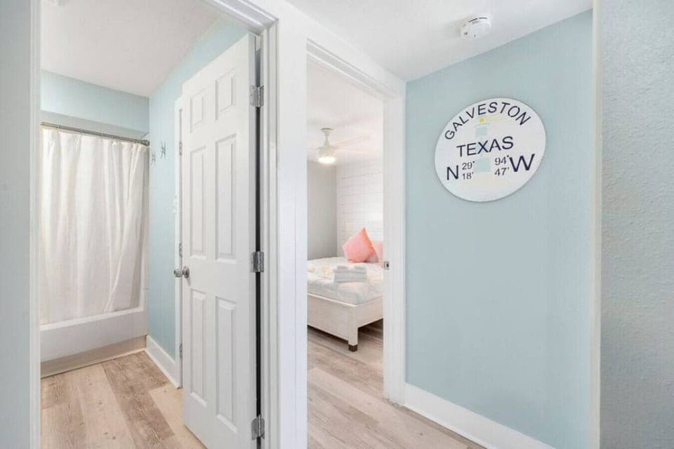 Imagine drifting off to sleep in this bedroom