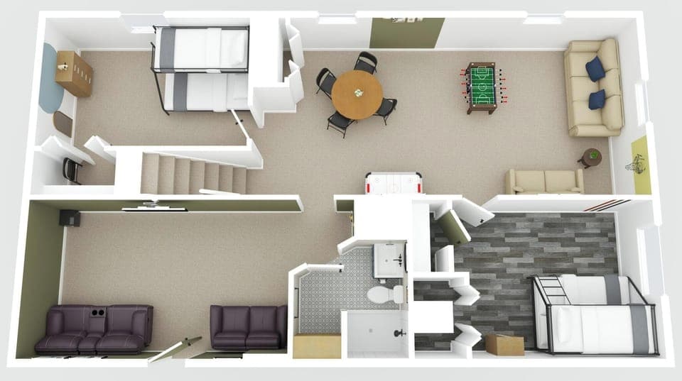 Downstairs Floor plan