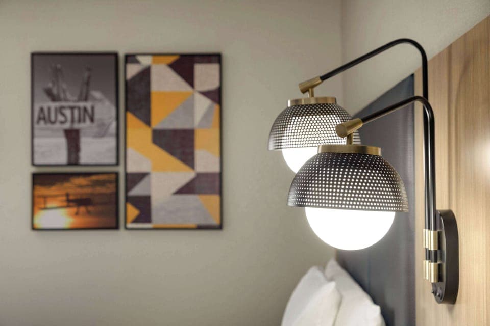 Deluxe Room, 2 Double Beds, Non Smoking | Pillowtop beds, desk, blackout drapes, iron/ironing board