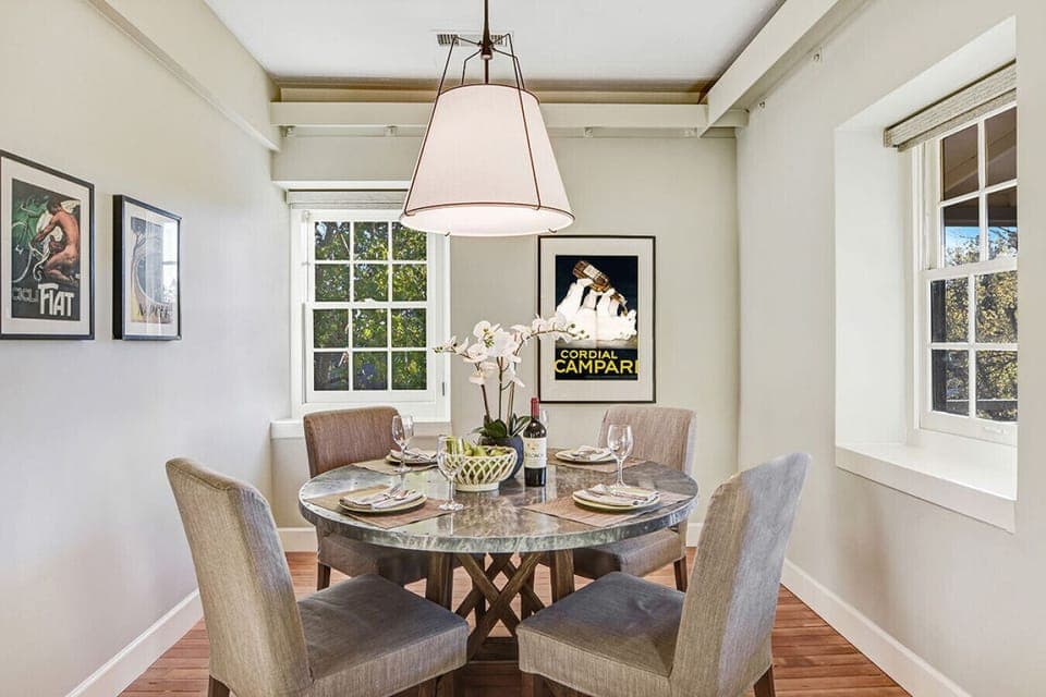 Cielo @ Bungalow 313 Sonoma Vacation Rental - Dining Room