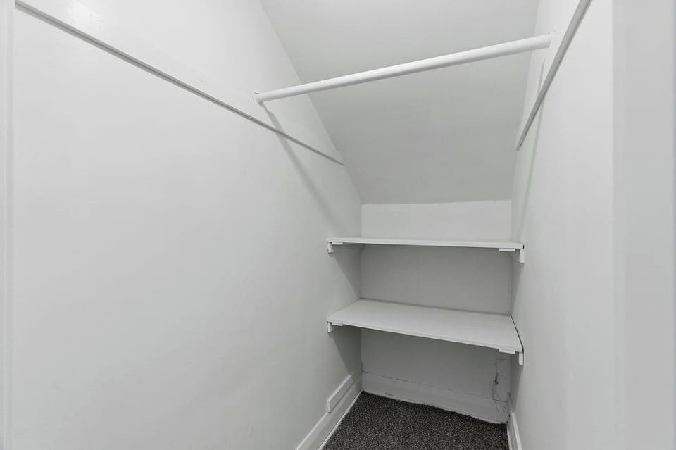 Plenty of room to unpack and feel at home.
