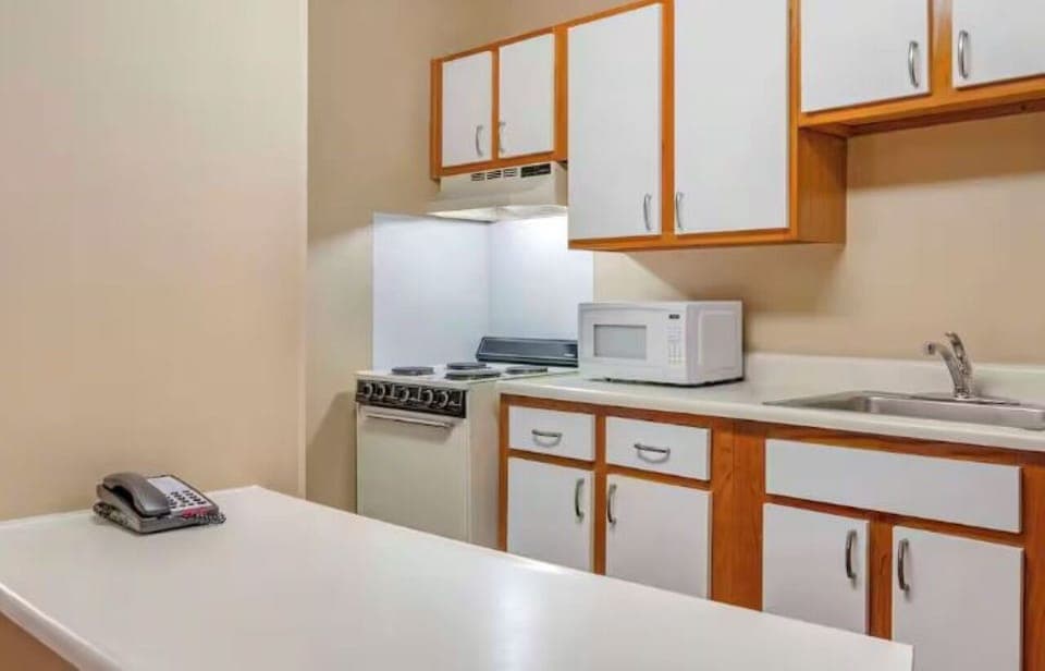 Warm up favorites anytime with the handy in-room microwave.