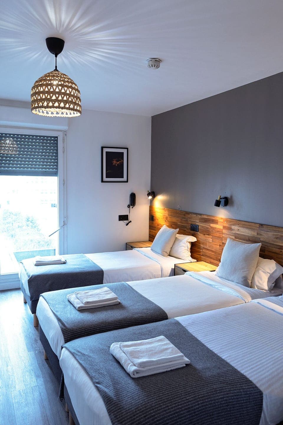 Family Room, Multiple Beds | Premium bedding, laptop workspace, soundproofing, iron/ironing board