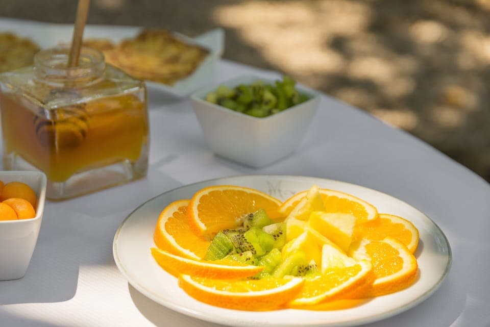 Daily buffet breakfast (EUR 21 per person)