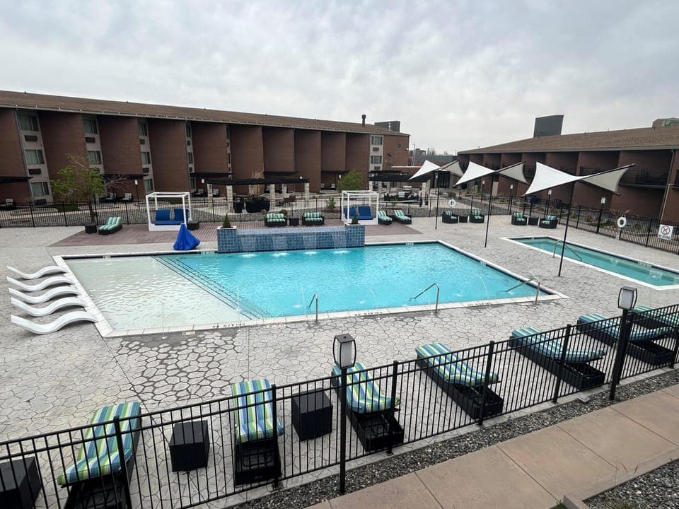 Seasonal outdoor pool