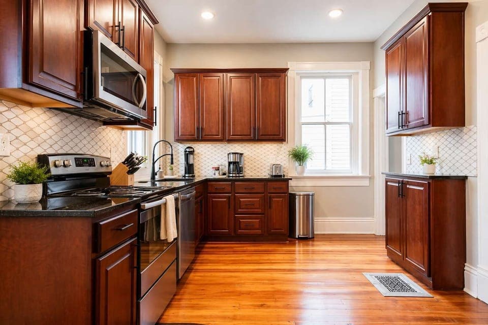 Kitchen: Bright and functional kitchen featuring updated appliances, generous counter space, and all the essentials you need. Ideal for cooking, dining, or enjoying a relaxed breakfast before heading out.