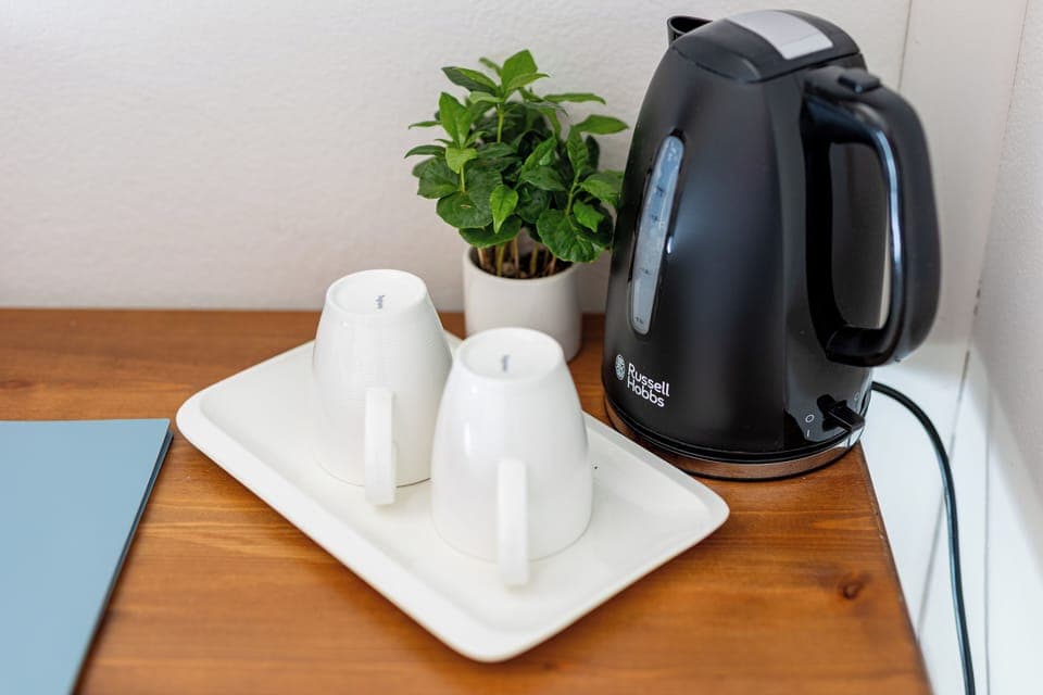 Down comforters, iron/ironing board, free WiFi, bed sheets