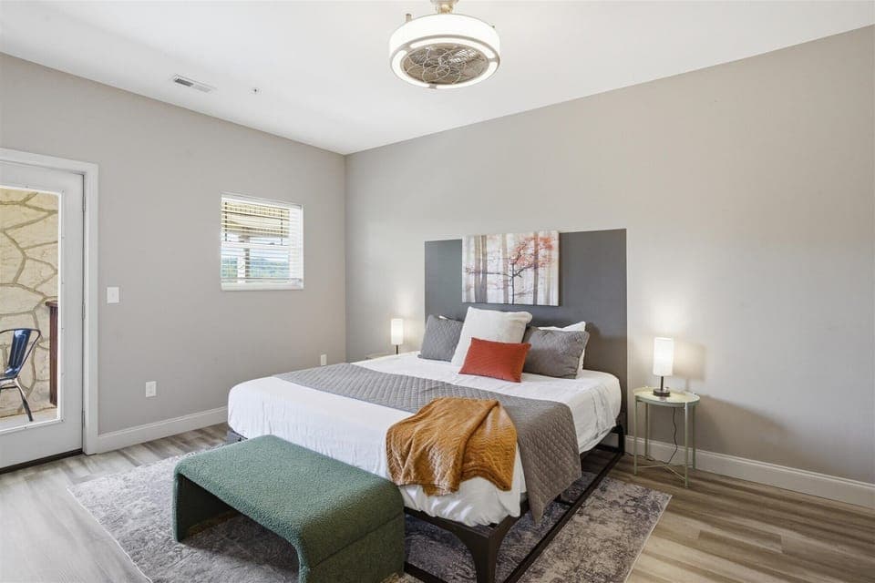 Designed to feel effortless—comfortable bed, uncluttered layout, and a calm flow that makes it easy to unwind and stay awhile.