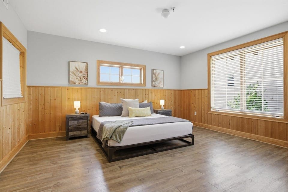 The master king suite welcomes you in with comfort and space, creating a restful retreat where you can truly relax after a full day.