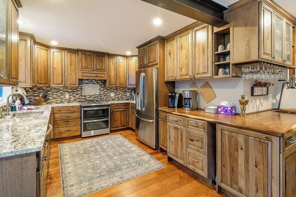 Newly Remodeled Gourmet Designer Kitchen with Wine Cooler