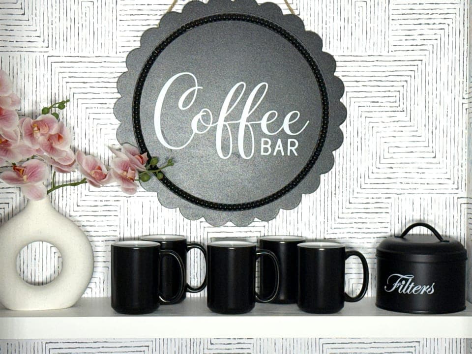 Fully Stocked Coffee Bar