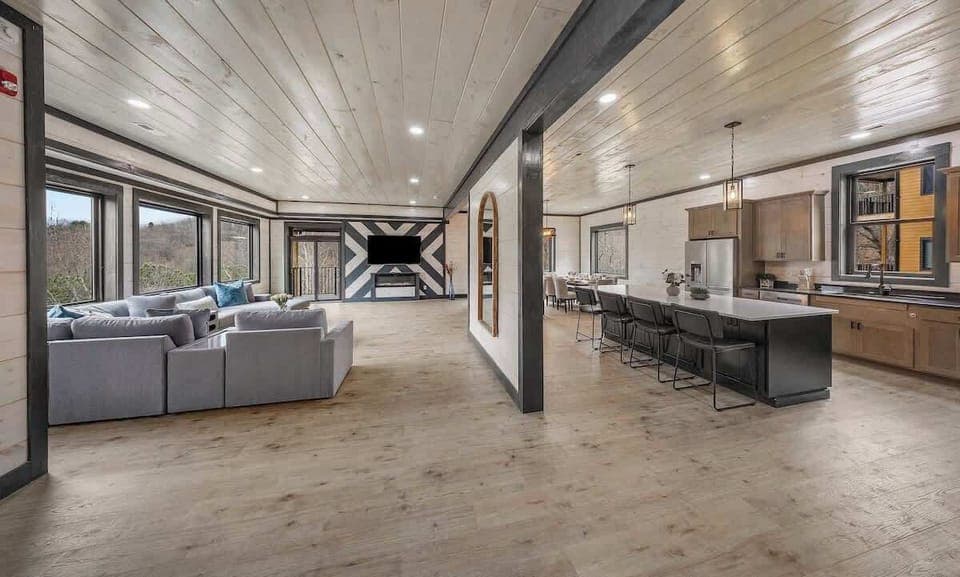 Cook, eat, and relax all in one space.