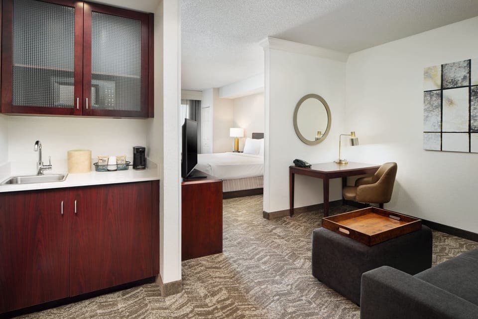 In-room safe, desk, laptop workspace, blackout drapes