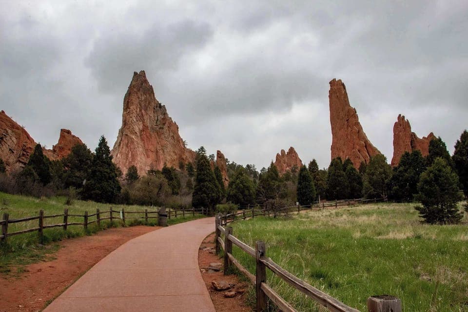 Garden of the Gods is just 8 minutes away, with towering sandstone formations, free admission, and trails for every ability level. One of the most iconic geological parks in the country and an essential stop on any Colorado Springs visit.