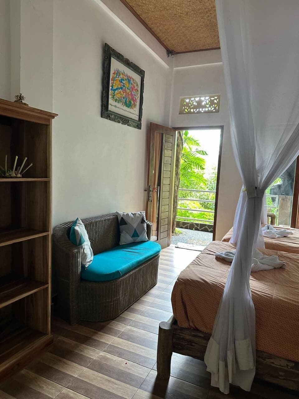 Basic Twin Room, 1 Bedroom, Garden View | 1 bedroom, premium bedding, in-room safe, desk