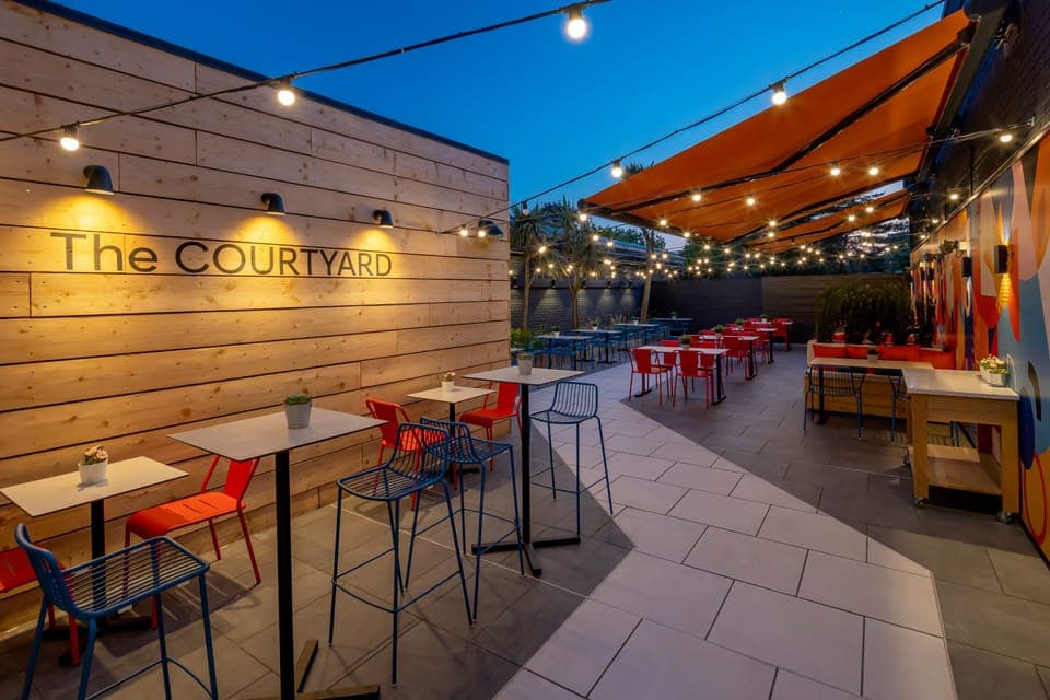 Breakfast, lunch, dinner served; British cuisine 