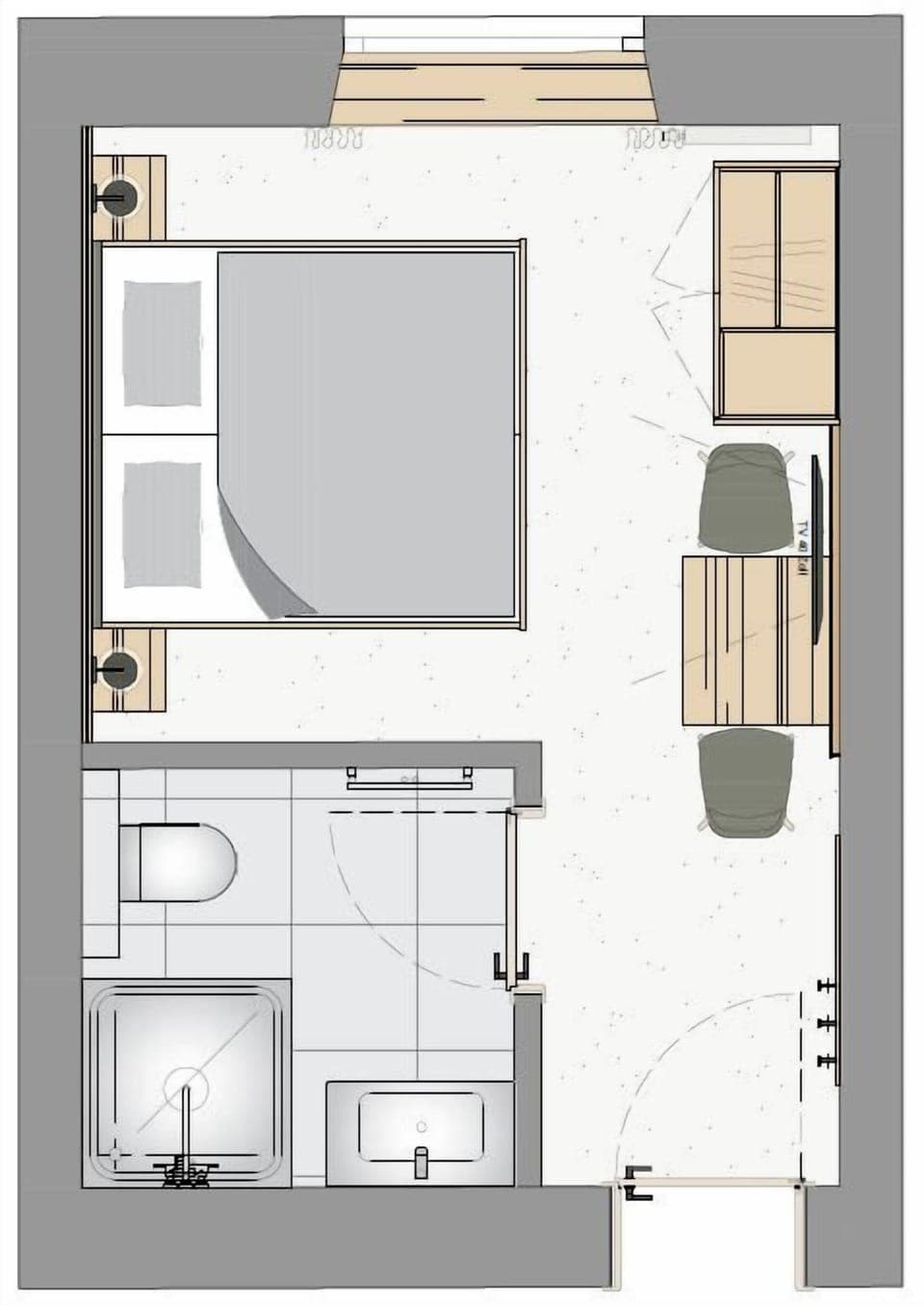 Hypo-allergenic bedding, in-room safe, WiFi, bed sheets