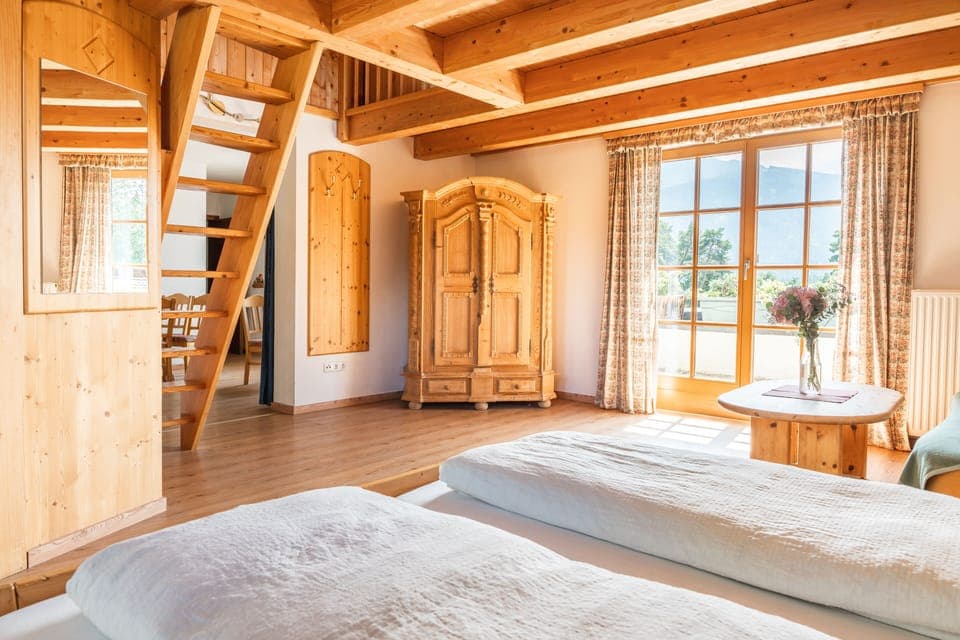 Family Loft, 2 Bedrooms, Balcony, Mountain View | Hypo-allergenic bedding, individually decorated, individually furnished